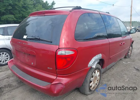 2007 Dodge Grand Caravan Sxt из США, поврежденный, VIN 2D4GP44L37R331891